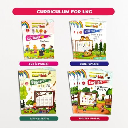 Sample Book Set for LKG - Kenbee Pre-school Books